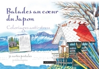 Image de Balades au coeur du Japon Carnet coloriages carte postale