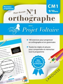 Picture of Pour devenir n°1 en orthographe avec Projet Voltaire CM1