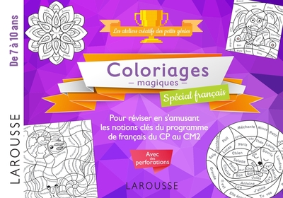 Picture of 20 coloriages magiques spécial Français, 7-10 ans