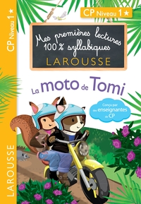 Image de Premières Lectures 100 % syllabiques Larousse : La moto de Tomi