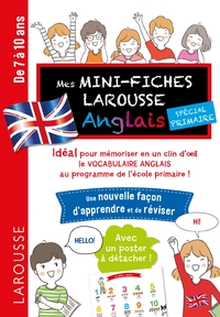 Picture of Mini fiches spécial anglais (primaire)