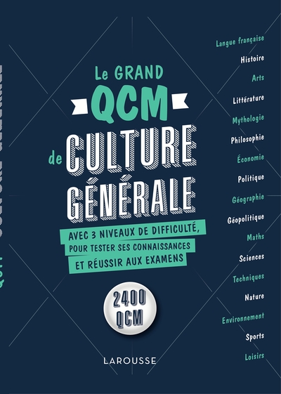 Picture of Le grand QCM de culture générale