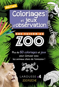 Picture of Coloriages et jeux d'observation UNE SAISON AU ZOO