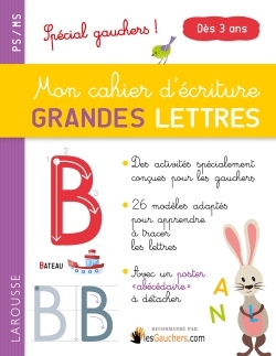 Image de Mon cahier d'écriture GRANDES LETTRES sp gauchers