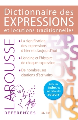 Picture of Dictionnaire des expressions et locutions traditionnelles