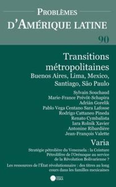 Picture of PROBLEMES D'AMERIQUE LATINE 90 TRANSITIONS METROPOLITAINES PAL