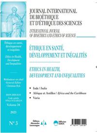 Image de Journal International de Bioéthique et d'Ethique des Sciences 3-2023