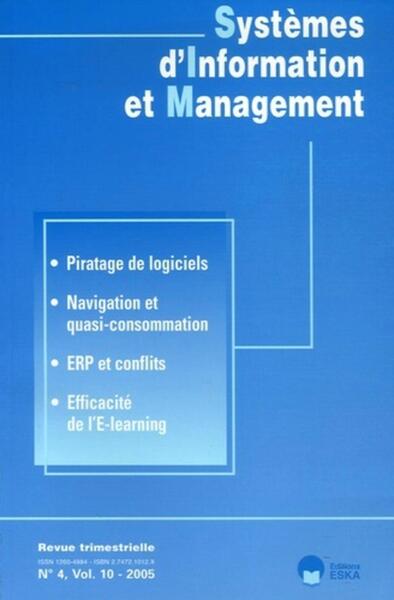Image de SYSTEMES D'INFORMATION ET MANAG.N 4-2005