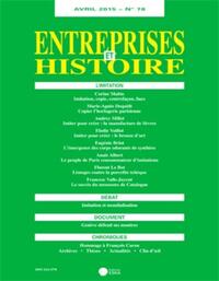 Image de ENTREPRISES ET HISTOIRE 78 AVRIL 2015 L IMITATION