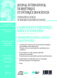 Picture of Journal International de Bioéthique et d'Ethique des Sciences 4-2023