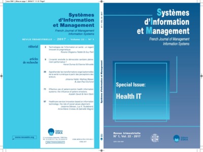 Image de SIM VOL 22 N1 2017-SPECIAL ISSUE-HEALTH IT