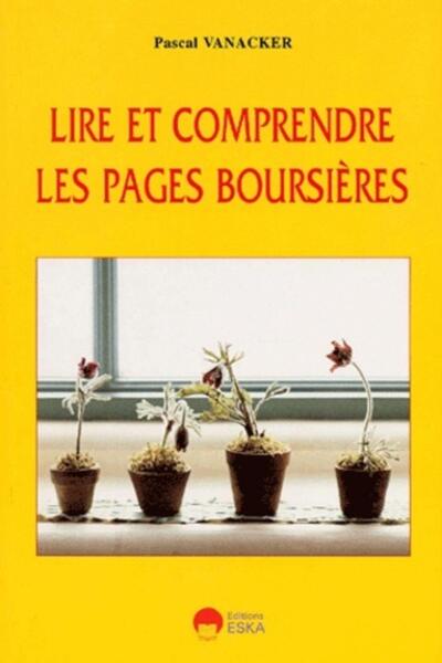 Picture of LIRE ET COMPRENDRE LES PAGES BOURSIERES