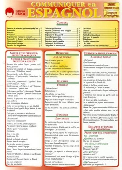 Picture of COMMUNIQUER EN ESPAGNOL