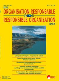 Picture of L'ETHIQUE DANS L(ENTREPRISE, UNE QUESTION DE METHODE-ROR 2 VOL 13 2018