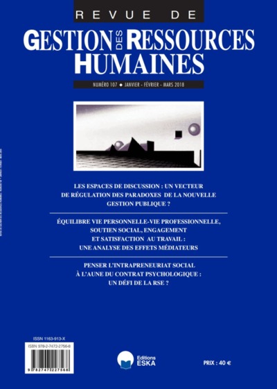 Image de EQUILIBRE VIE PERSONNELLE-VIE PROFESSIONNELLE-GRH 107-2018