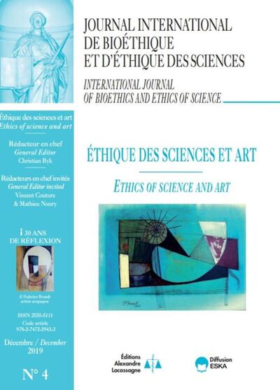 Picture of ETHIQUE DES SCIENCES ET ART-JIB VOL 30 N°4-2019
