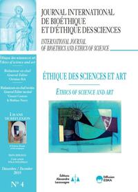 Picture of ETHIQUE DES SCIENCES ET ART-JIB VOL 30 N°4-2019