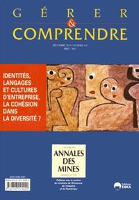 Picture of GERER ET COMPRENDRE 118 2014 IDENTITES LANGAGES ET CULTURE D'ENTREPRISE LA COHES