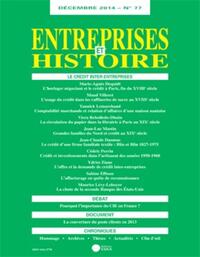 Image de ENTREPRISES ET HISTOIRE 77 DEC 2014 LE CREDIT INTER ENTREPRISES
