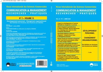 Picture of COMMUNICATION ET MANAGEMENT VOL.13 N°2-2016