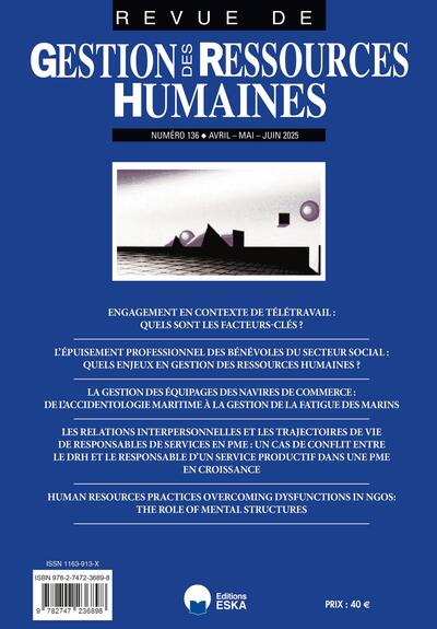 Picture of Gestion des ressources humaines 136 - avril-mai-juin 2025
