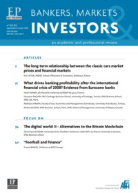Image de WHAT DRIVES BANKING PROFITABILITY AFTER THE INT.FIN CRISIS OF 2008? BMI 152-153