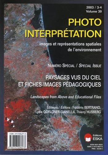 Picture of PHOTO INTERPRETATION N 3/4-2003 VOL.39
