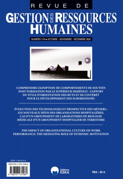 Image de EVOLUTION DES TECHNOLOGIES ET PROSPECTIVE DES METIERS... GRH 118-2020