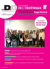 Image de GRAND PRIX EVIAN 2018-DOSSIER DE L'OBSTETRIQUE 485-NOVEMBRE 2018