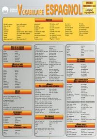 Picture of VOCABULAIRE ESPAGNOL-SAVOIRS FONDAMENTAUX LANGUES ETRANGERES-