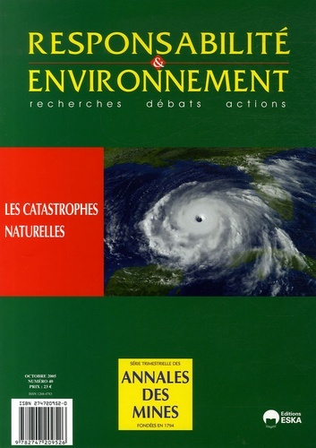 Image de RESPONSABILITE ET ENVIRONNEMENT N 40-2005