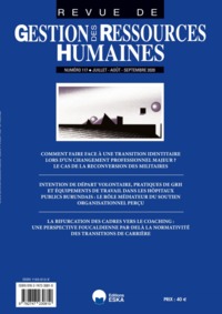 Image de COMMENT FAIRE FACE A UNE TRANSITION IDENTAIRE LORS D'UN CHANG.PROF.MAJEUR?GRH117
