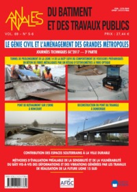 Picture of LE GENIE CIVILetL'AMENAGEMENT DES GRDES METROPOLES-3E PARTIE-BTP 5-6 VOL69-2017
