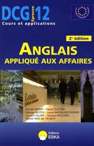 Picture of DCG 12 2E ED ANGLAIS APPLIQUE AUX AFFFAIRES COURS ET APPLICATIONS