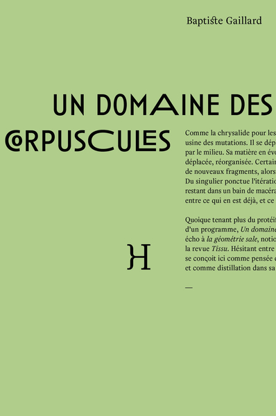 Picture of Un domaine des corpuscules
