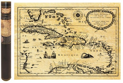 Picture of CARAIBES AU TPS DES PIRATES EN 1657 58,5 CM X 42 CM