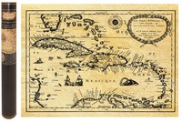 Picture of CARAIBES AU TPS DES PIRATES EN 1657 58,5 CM X 42 CM