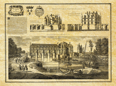 Picture of CHATEAU DE CHENONCEAU 1595 A PLAT