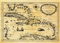 Picture of CARAIBES AU TEMPS DES PIRATES EN 1657 A PLAT