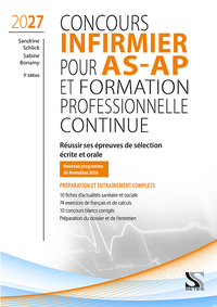 Picture of CONCOURS INFIRMIER POUR AS-AP ET FORMATION PROFESSIONNELLE CONTINUE 2027 : EPREUVES DE SELECTION ECR