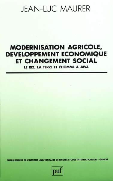 Image de Modernisation agricole, développement économique et changement social