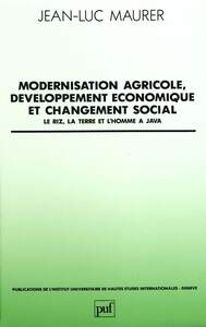 Image de Modernisation agricole, développement économique et changement social
