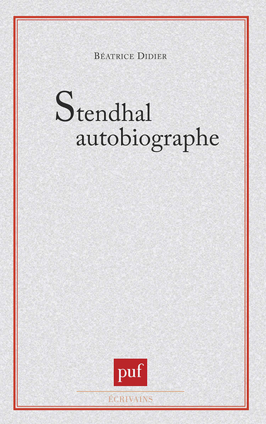 Image de Stendhal autobiographe