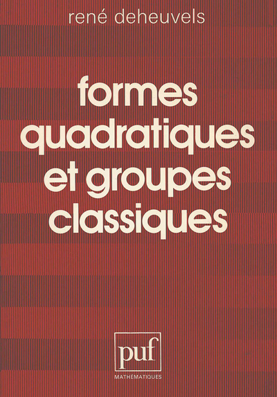 Image de Formes quadratiques et groupes classiques
