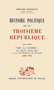 Picture of Histoire politique de la 3e République. Tome 6