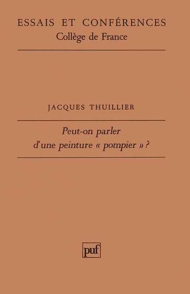 Picture of Peut-on parler d'une peinture « pompier » ?