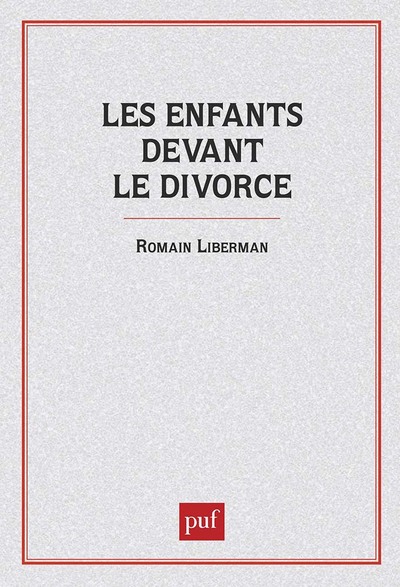 Picture of Les Enfants devant le divorce