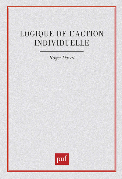 Picture of Logique de l'action individuelle