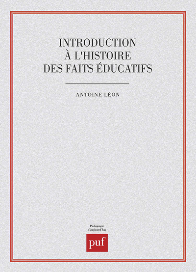 Image de Introd. à l'hist.des faits educatifs