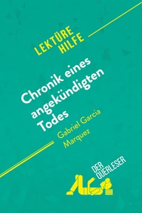 Picture of Chronik eines angekündigten Todes von Gabriel García Márquez (Lektürehilfe)